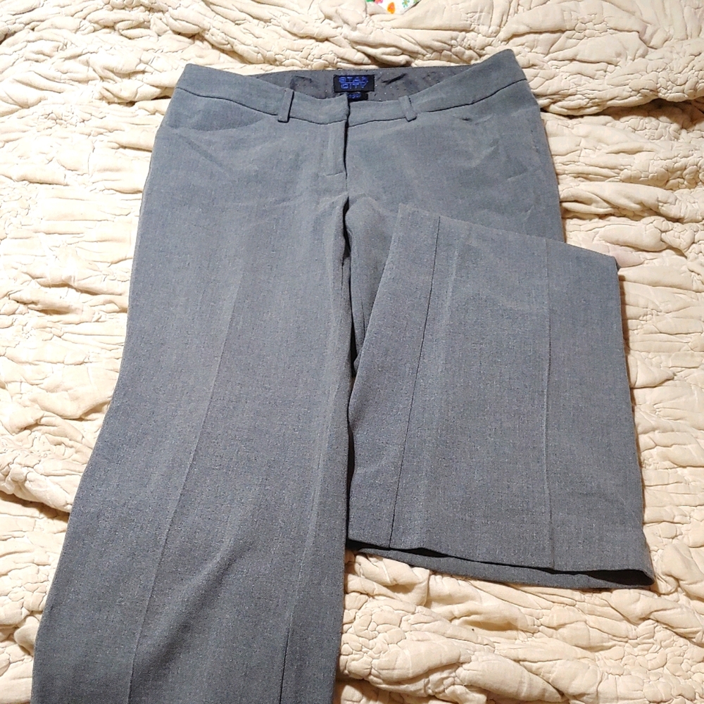 Sz 1 Gray Dress Slacks Bootcut